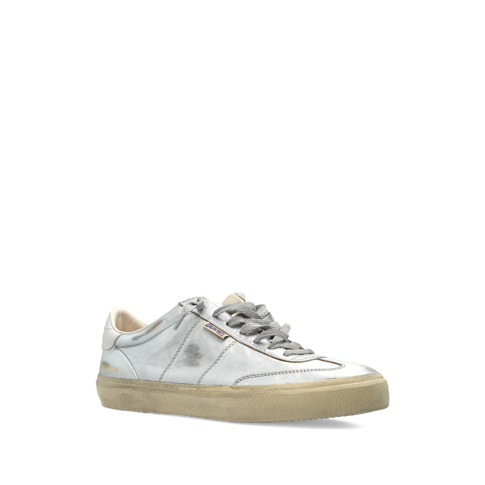 Golden Goose Silver Trainers - Low-Tops Men GOLDEN GOOSE