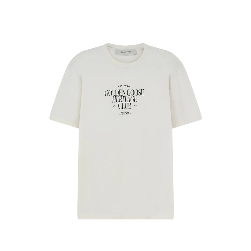 Golden Goose White T-Shirts & Vests - T-Shirts Men GOLDEN GOOSE
