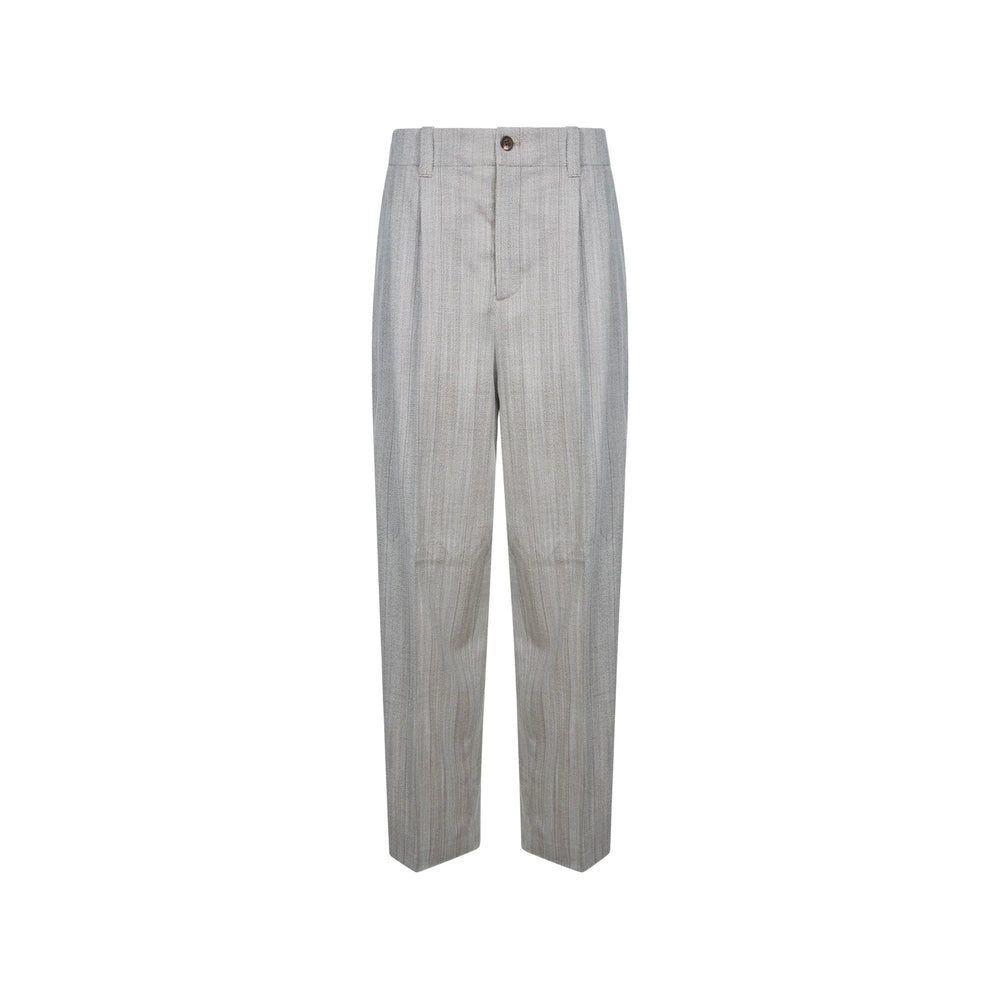 Golden Goose Grey Trousers - Tailored Trousers Men GOLDEN GOOSE