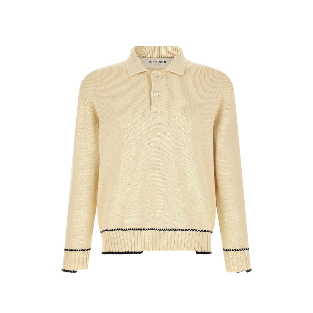 Golden Goose Neutrals Sweaters & Knitwear - Jumpers Men GOLDEN GOOSE