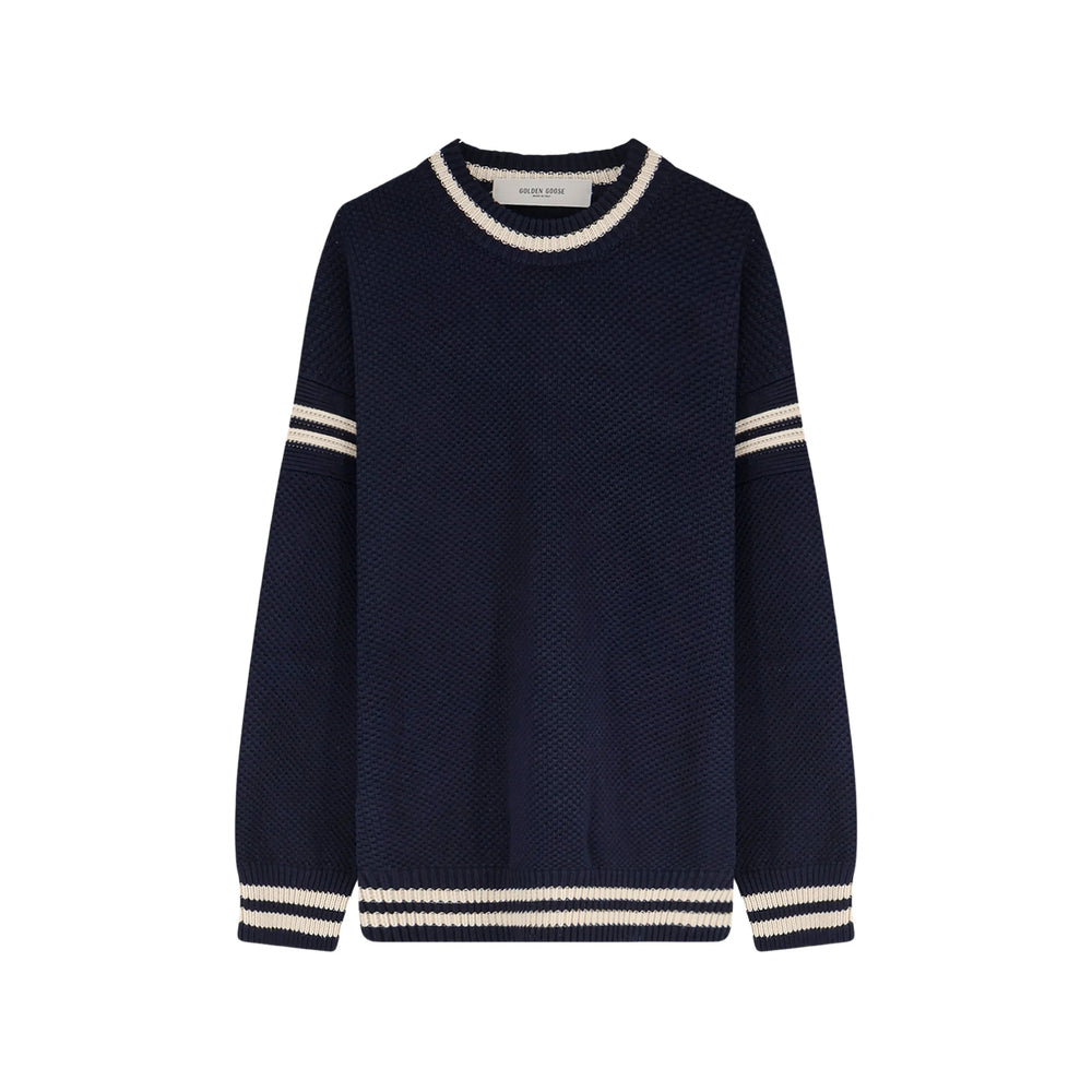 Golden Goose Blue Sweaters & Knitwear - Jumpers Men GOLDEN GOOSE