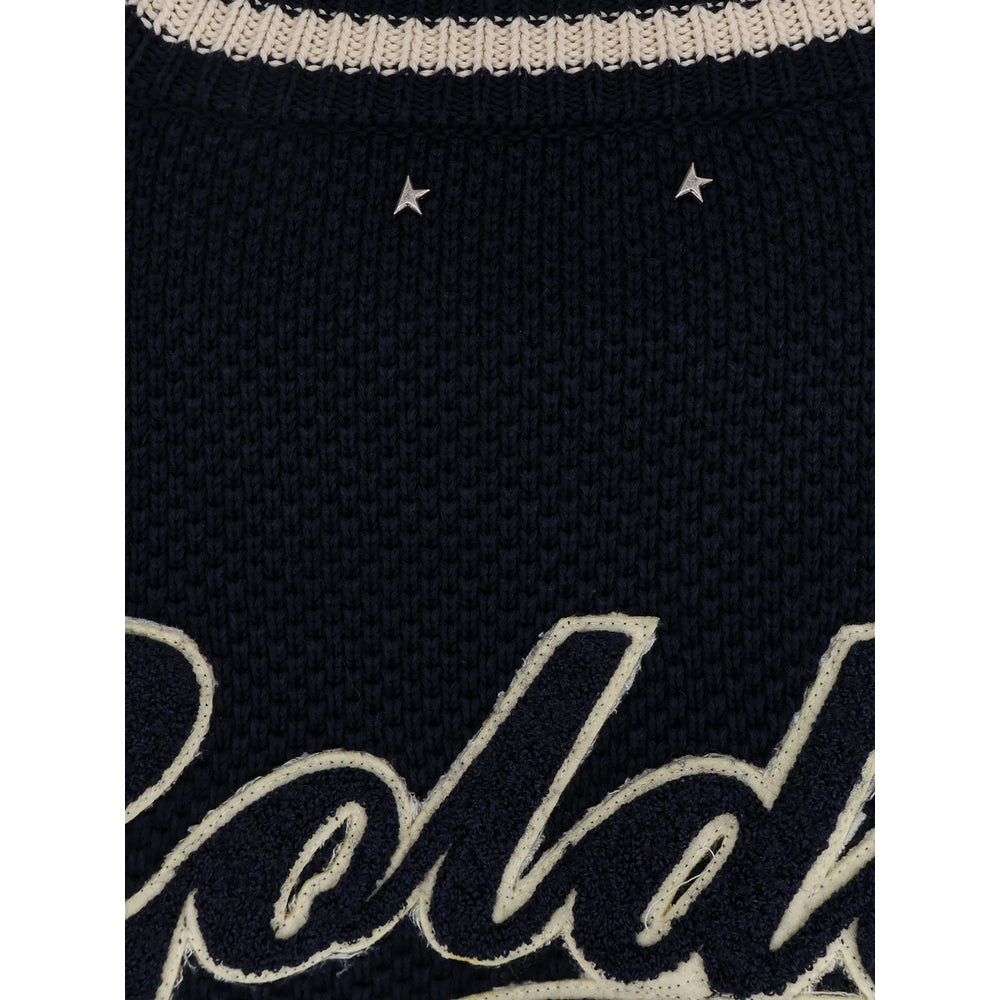 Golden Goose Blue Sweaters & Knitwear - Jumpers Men GOLDEN GOOSE