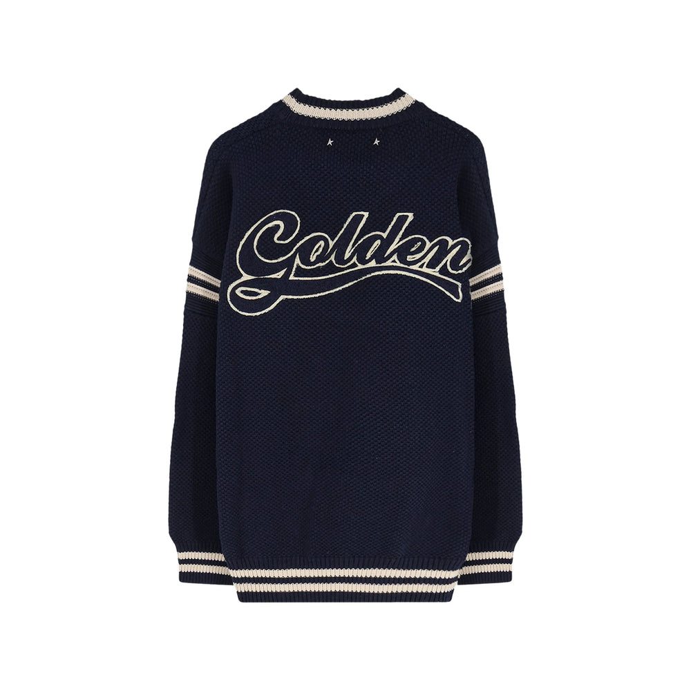 Golden Goose Blue Sweaters & Knitwear - Jumpers Men GOLDEN GOOSE