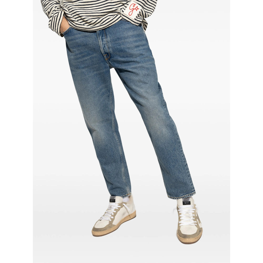 Golden Goose Blue Denim - Regular & Straight-Leg Jeans Men GOLDEN GOOSE