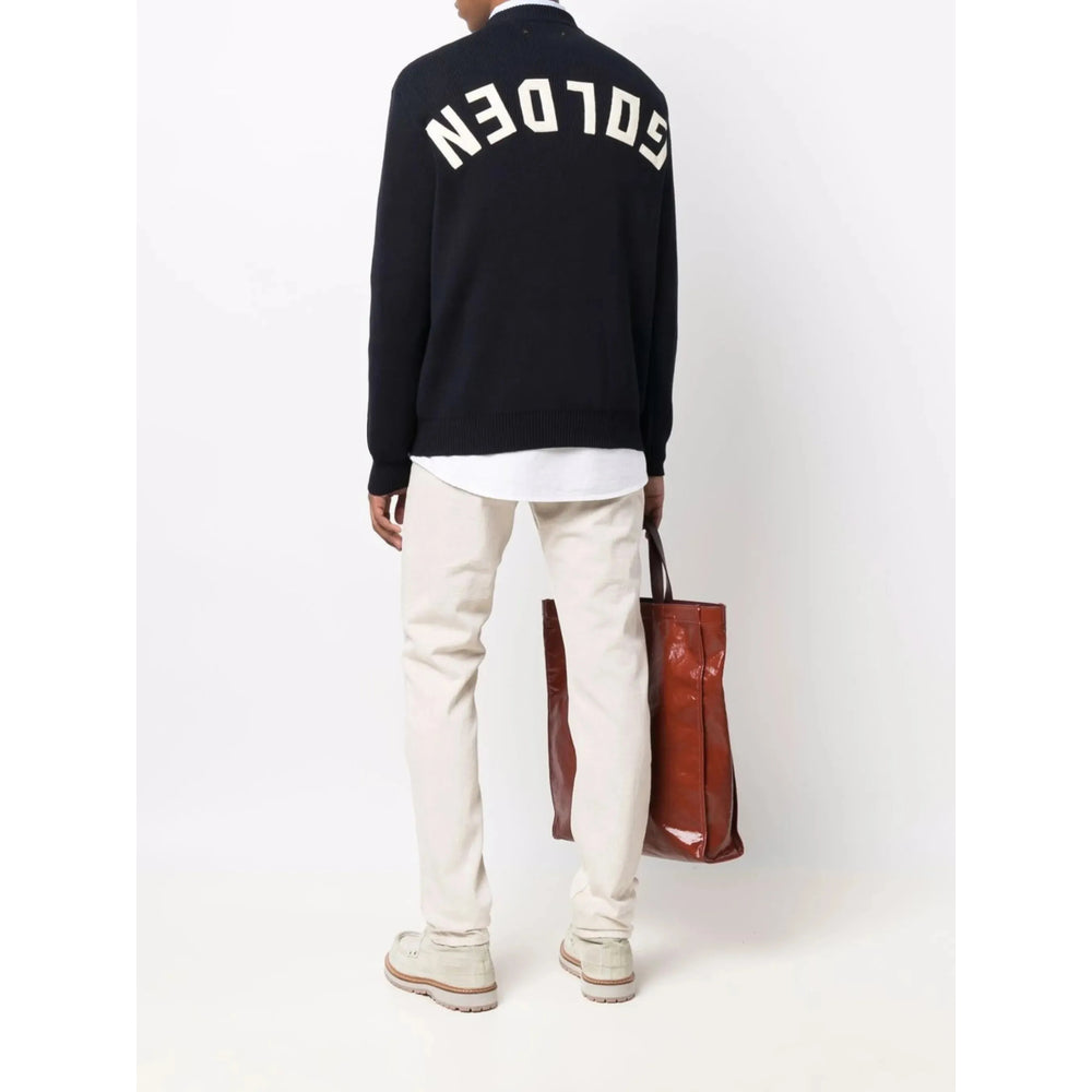 Golden Goose Blue Sweaters & Knitwear - Jumpers Men GOLDEN GOOSE