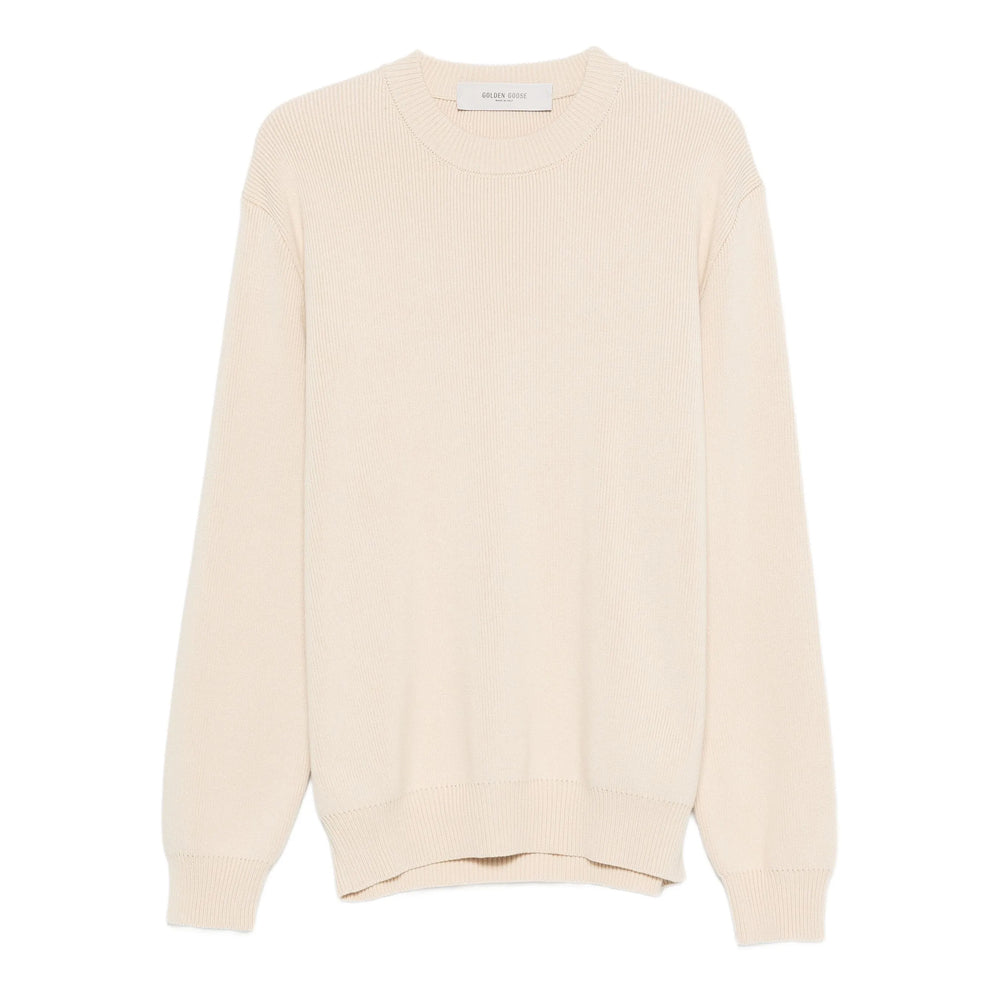 Golden Goose Neutrals Sweaters & Knitwear - Jumpers Men GOLDEN GOOSE