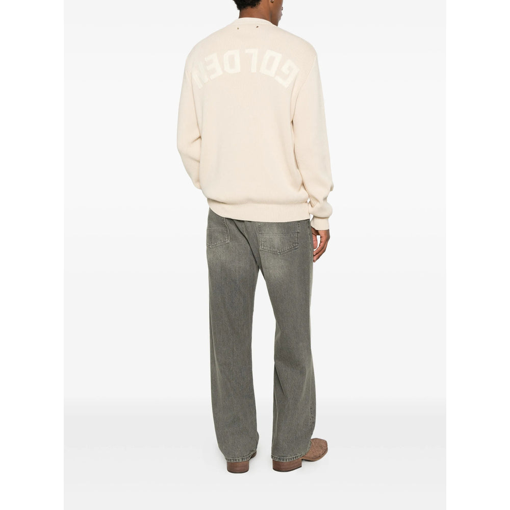 Golden Goose Neutrals Sweaters & Knitwear - Jumpers Men GOLDEN GOOSE