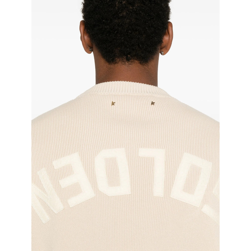 Golden Goose Neutrals Sweaters & Knitwear - Jumpers Men GOLDEN GOOSE