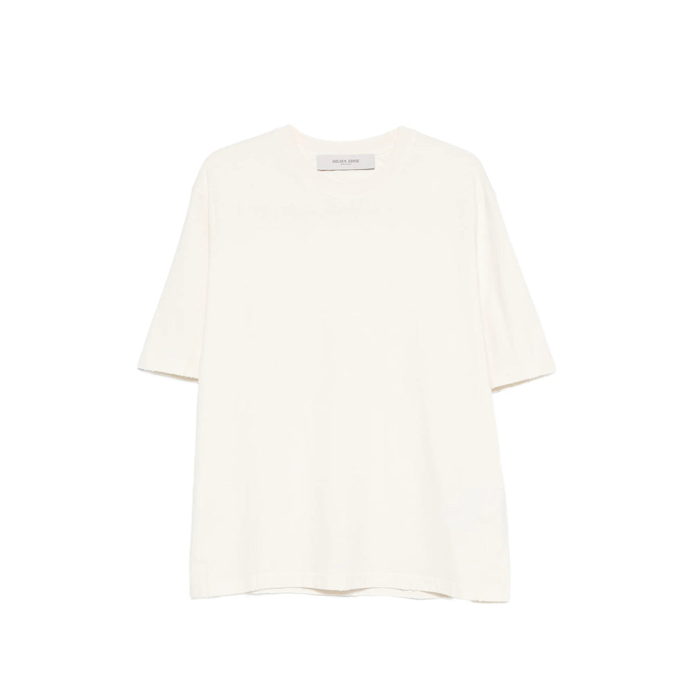 Golden Goose Neutrals T-Shirts & Vests - T-Shirts Men GOLDEN GOOSE