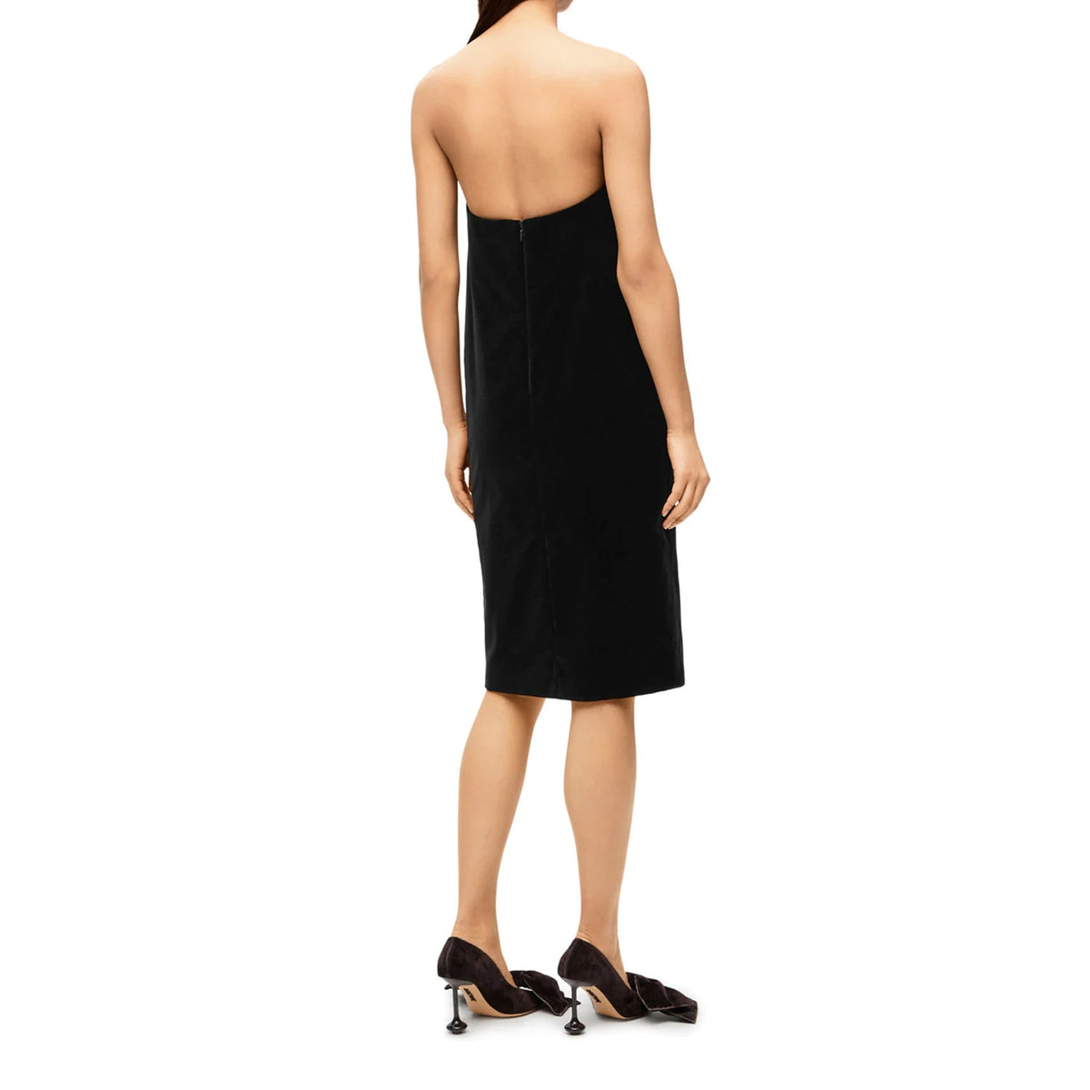 Loewe Bustier Velvet Dress Women LOEWE