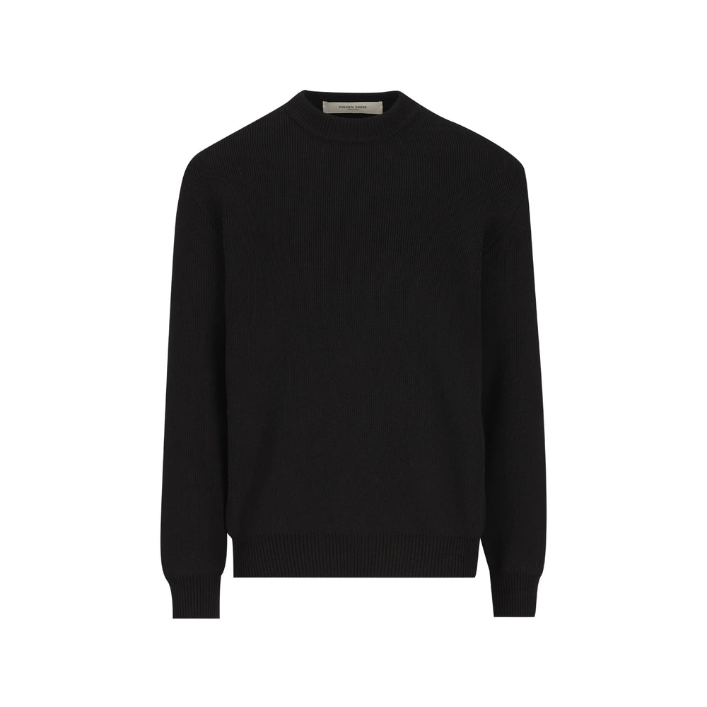 Golden Goose Black Sweaters & Knitwear - Jumpers Men GOLDEN GOOSE