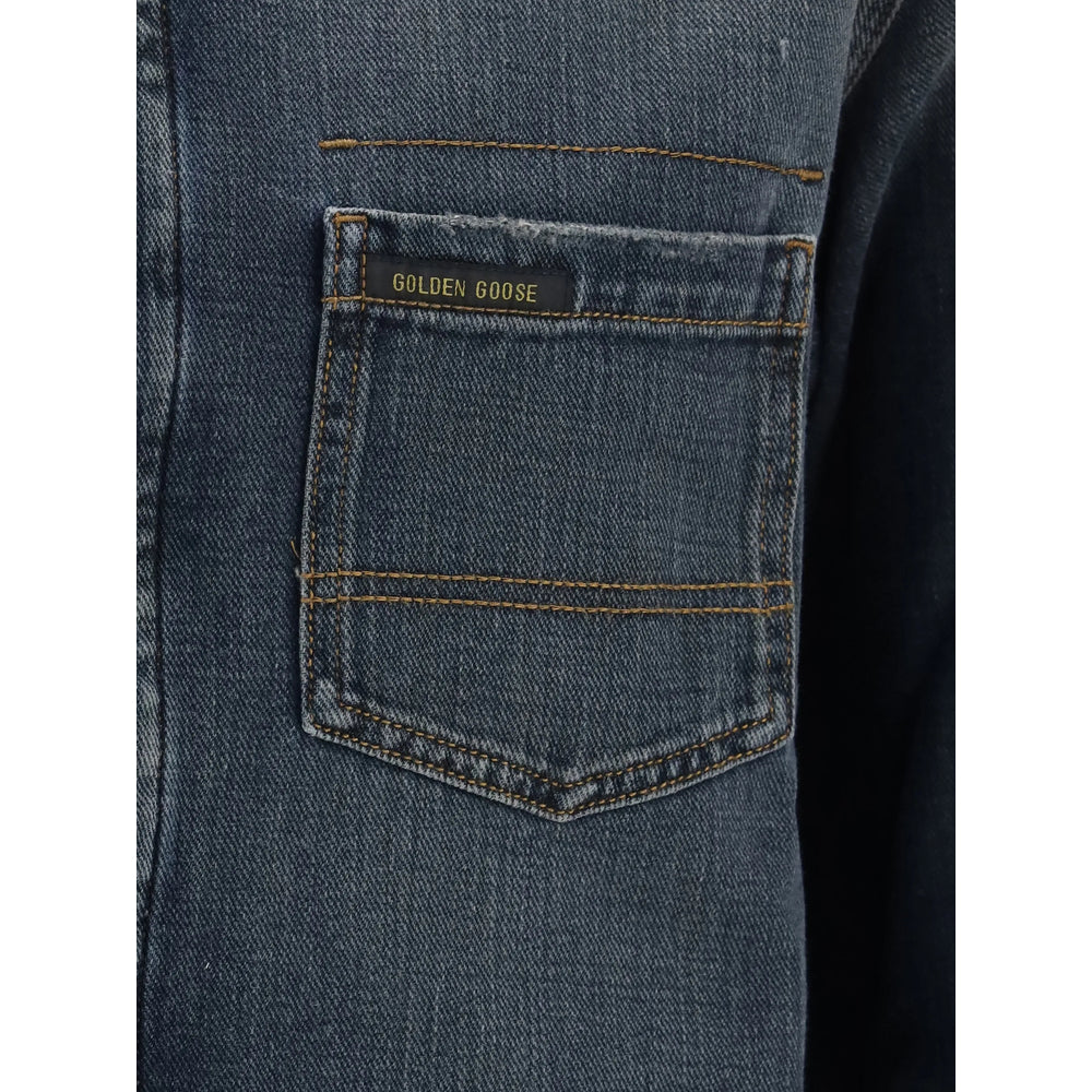 Golden Goose Blue Shirts Men GOLDEN GOOSE