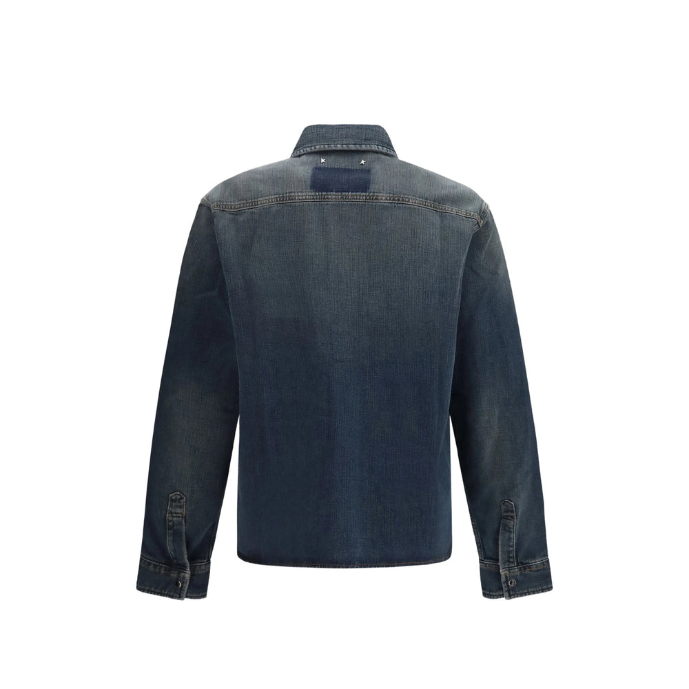 Golden Goose Blue Shirts Men GOLDEN GOOSE