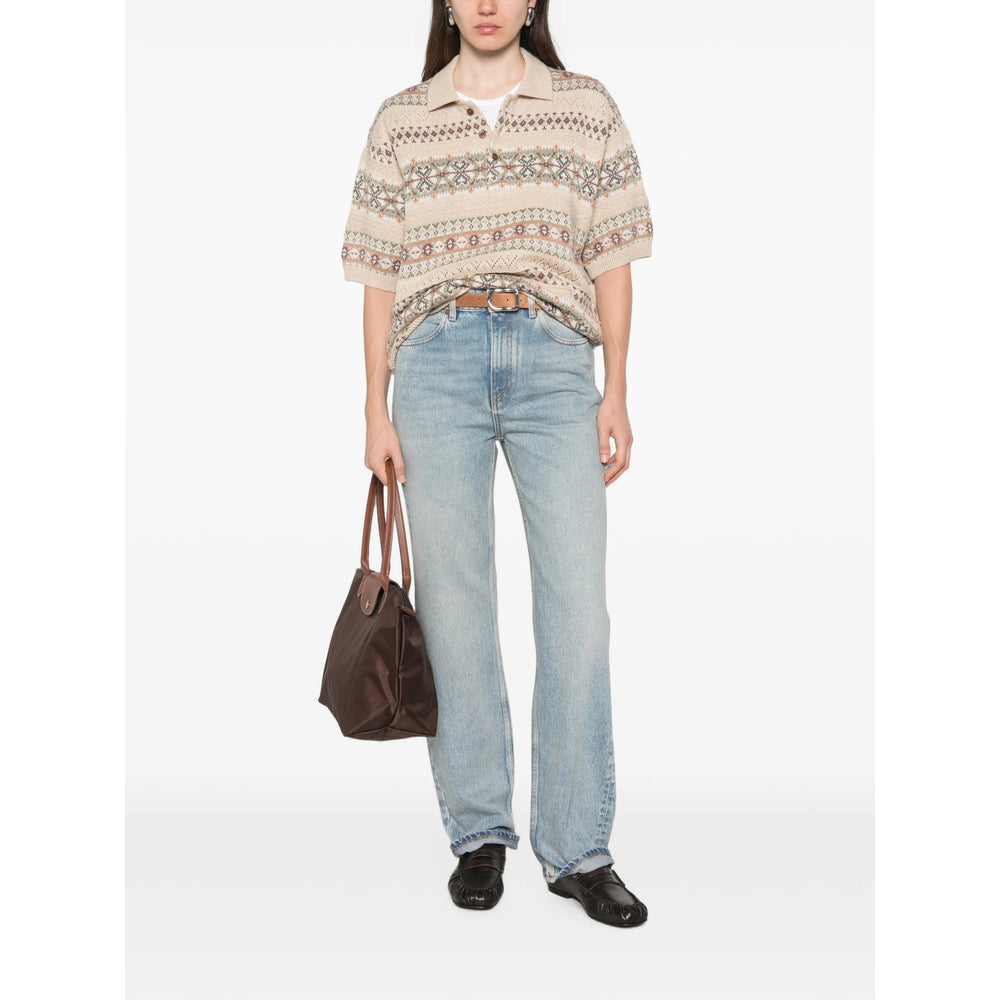 Golden Goose Blue Denim - Straight-Leg Jeans Women GOLDEN GOOSE