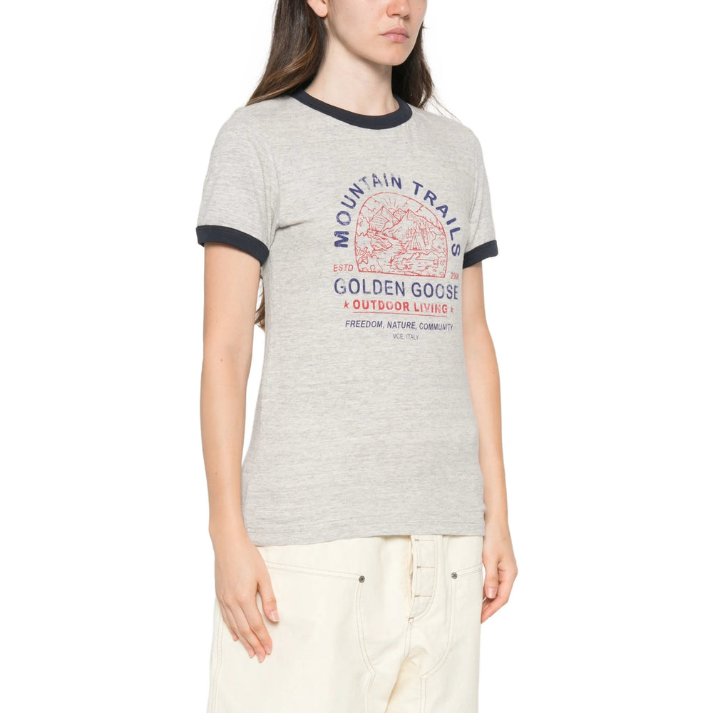 Golden Goose Grey Tops - T-Shirts & Jerseys Women GOLDEN GOOSE