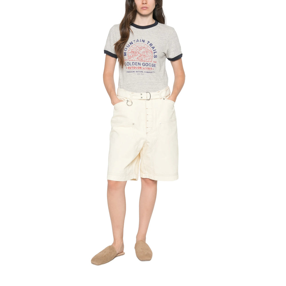 Golden Goose Grey Tops - T-Shirts & Jerseys Women GOLDEN GOOSE