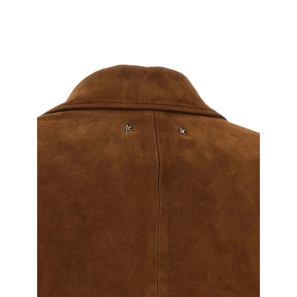 Golden Goose Brown Jackets - Leather Jackets Women GOLDEN GOOSE