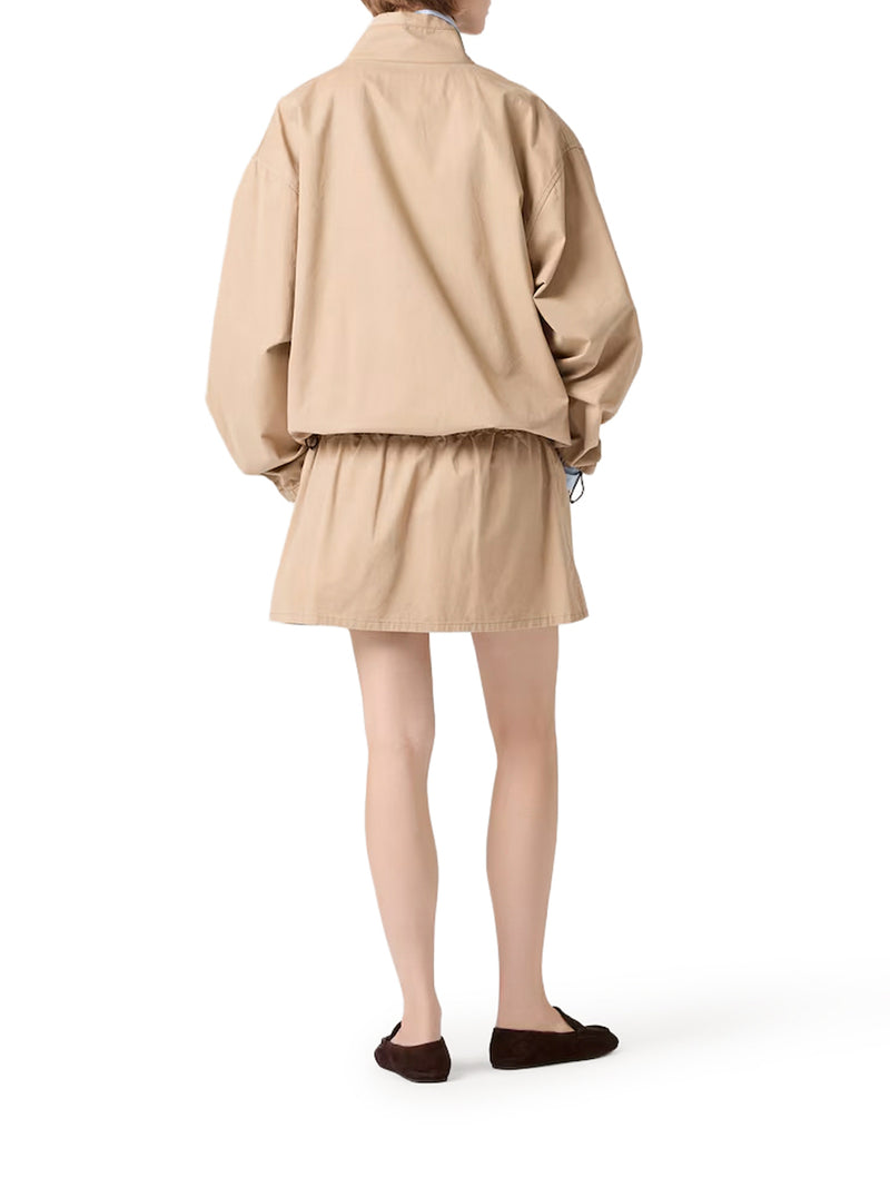 Miu Miu Women Blouson In Gabardine Washed MIU MIU