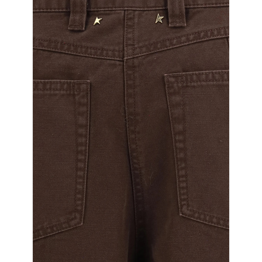 Golden Goose Brown Trousers - Straight Trousers Women GOLDEN GOOSE