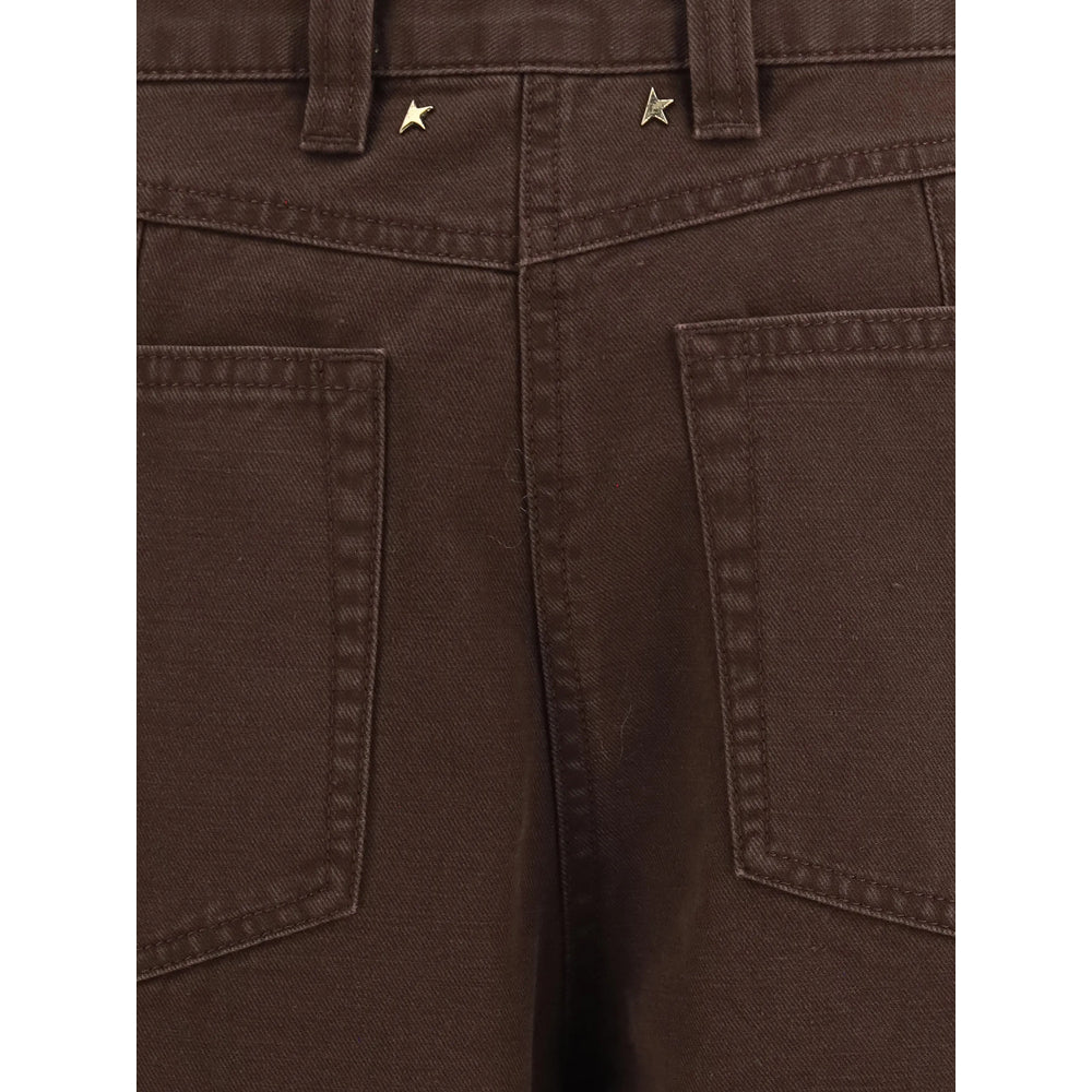 Golden Goose Brown Trousers - Straight Trousers Women GOLDEN GOOSE
