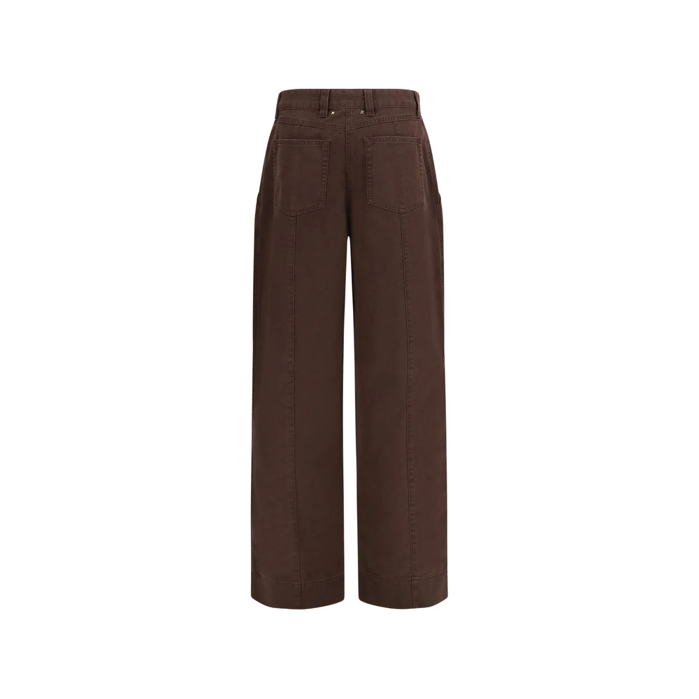 Golden Goose Brown Trousers - Straight Trousers Women GOLDEN GOOSE