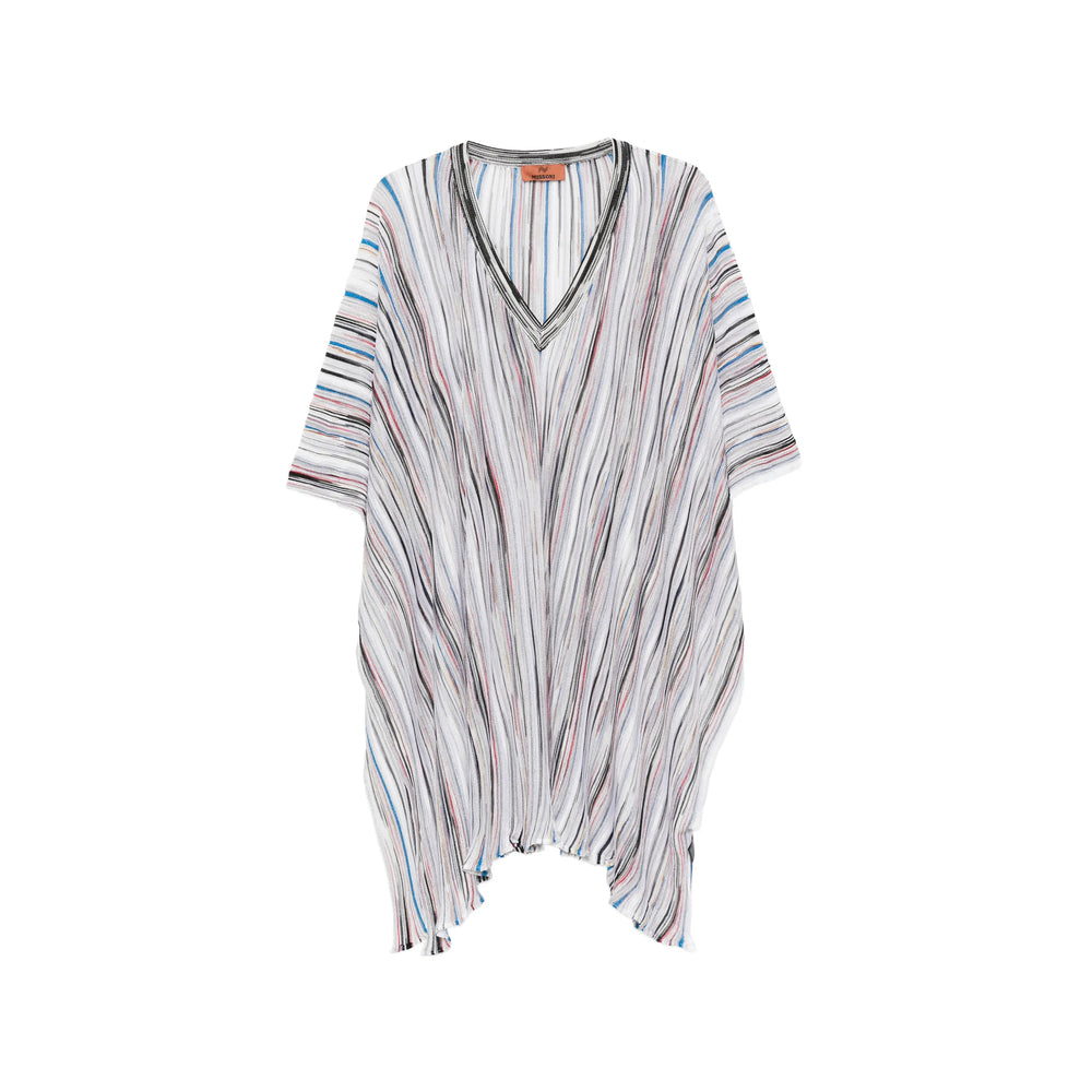 Missoni White Jackets - Capes & Ponchos Women MISSONI