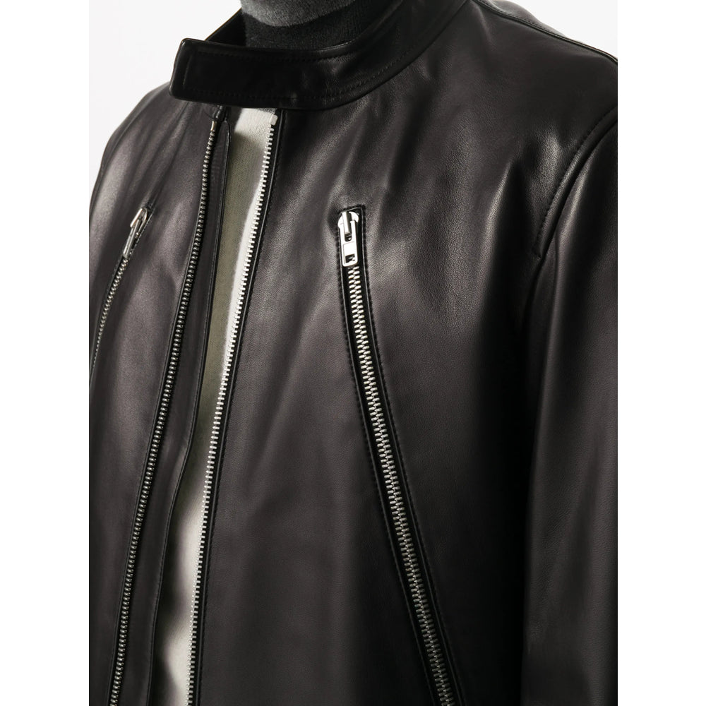 Maison Margiela Black Jackets - Leather Jackets Men MAISON MARGIELA