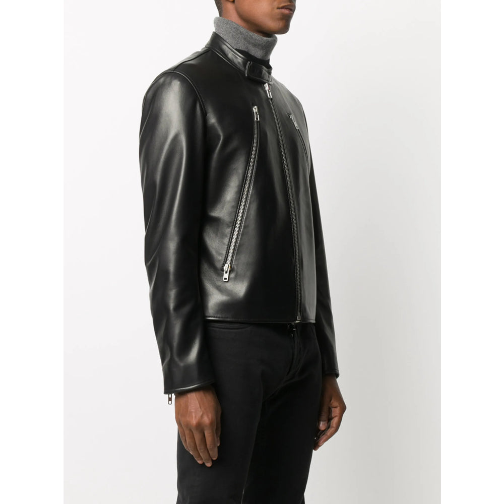 Maison Margiela Black Jackets - Leather Jackets Men MAISON MARGIELA