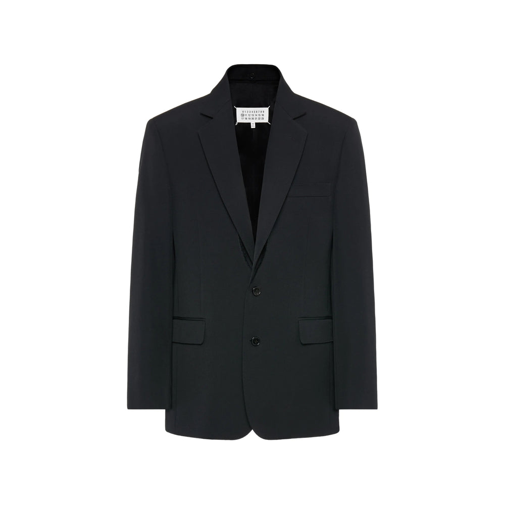 Maison Margiela Black Jackets - Blazers Men MAISON MARGIELA
