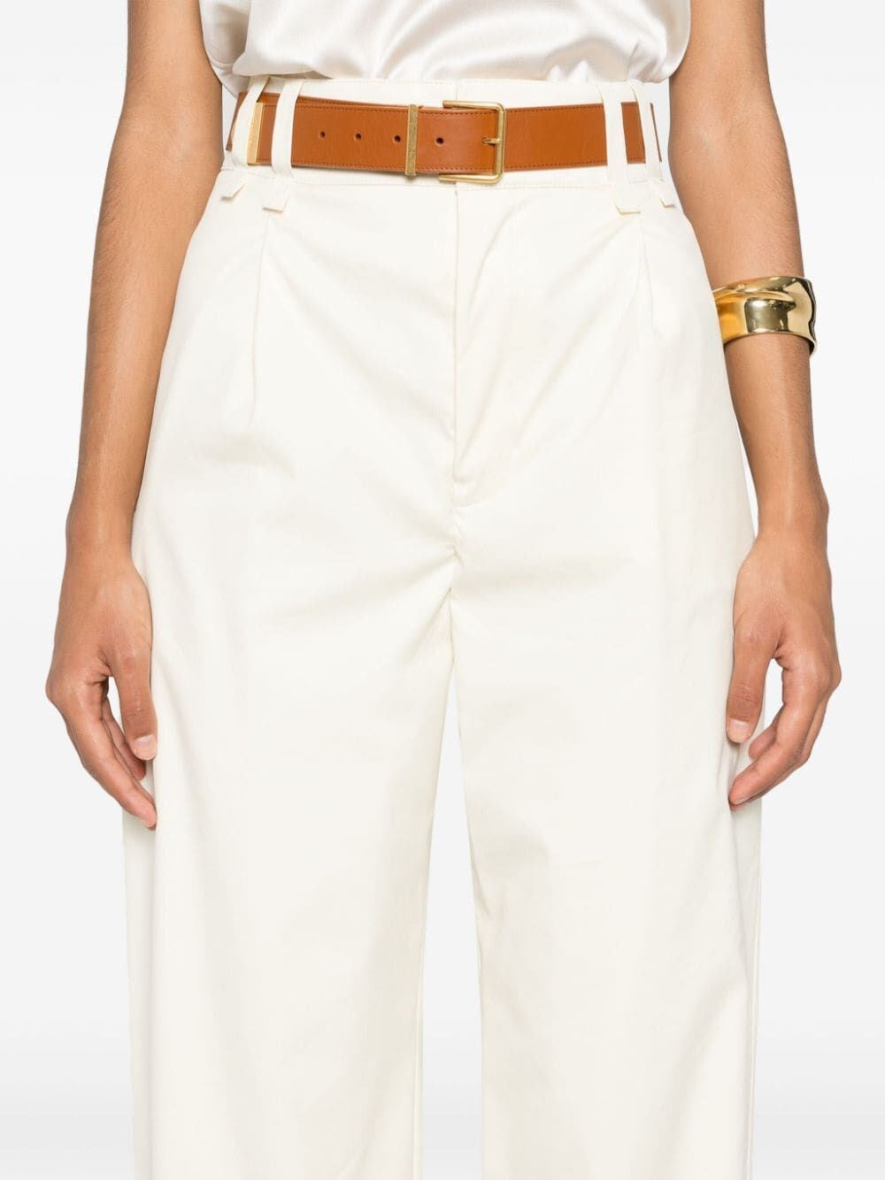Saint Laurent Women Wide Leg Pants SAINT LAURENT