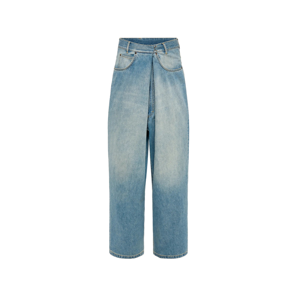 Maison Margiela Blue Denim - Wide-Leg Jeans Men