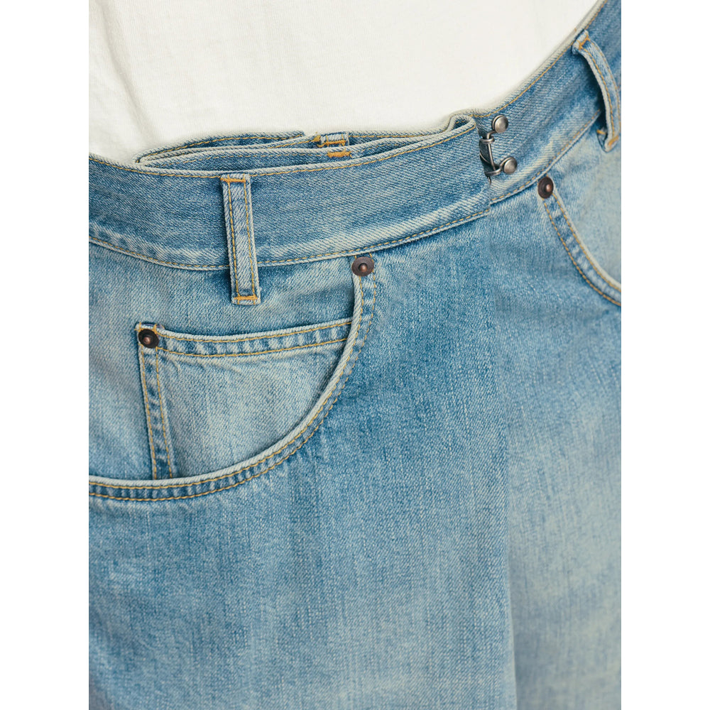 Maison Margiela Blue Denim - Wide-Leg Jeans Men
