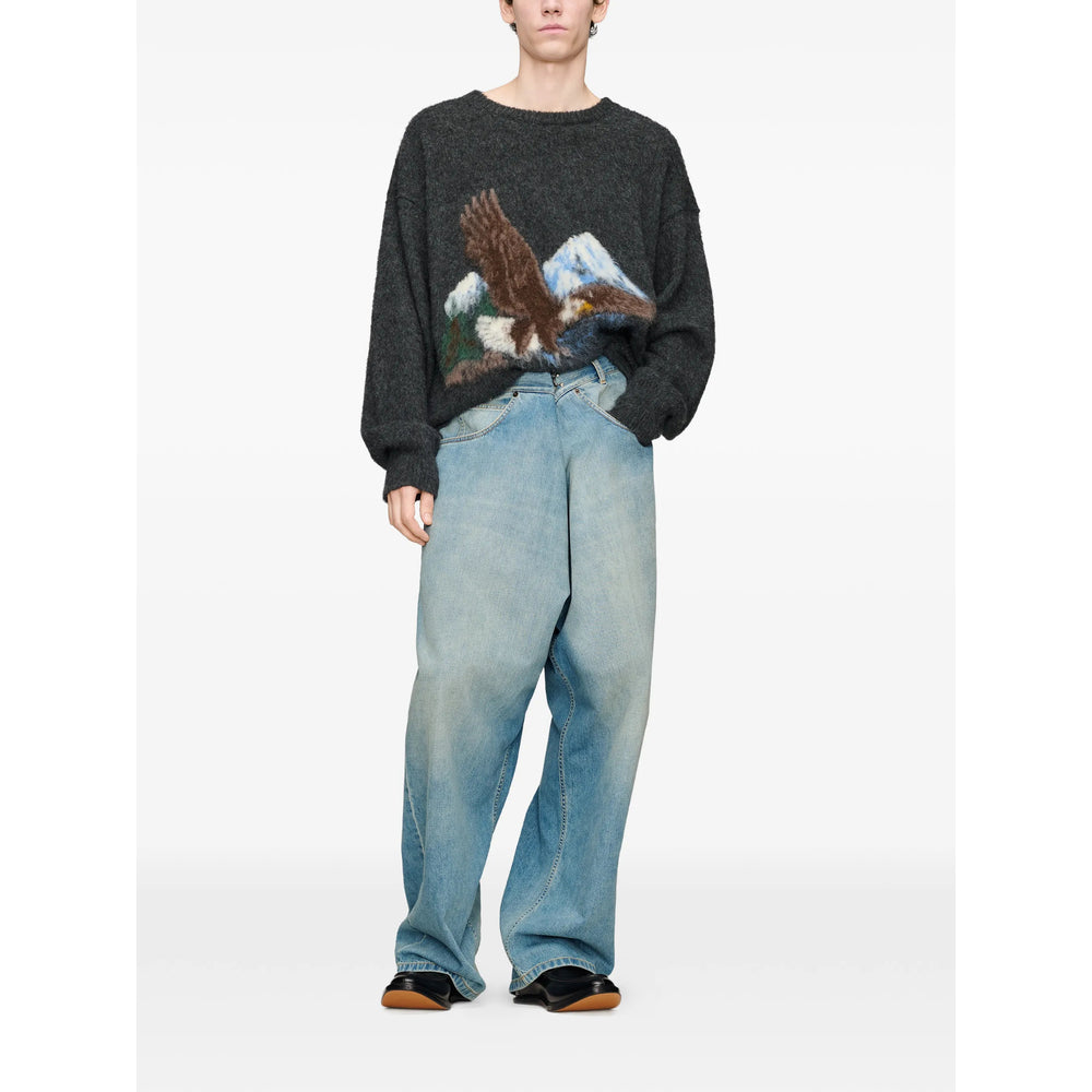 Maison Margiela Blue Denim - Wide-Leg Jeans Men