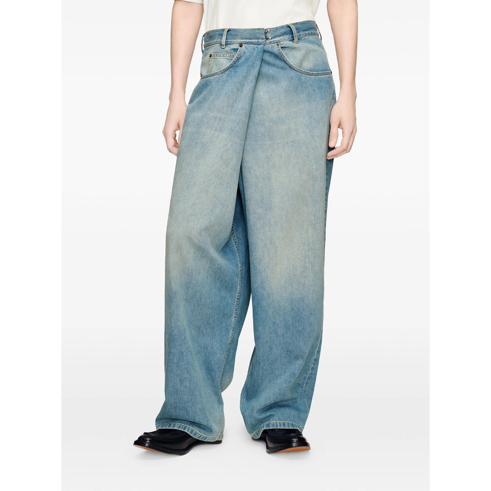 Maison Margiela Blue Denim - Wide-Leg Jeans Men