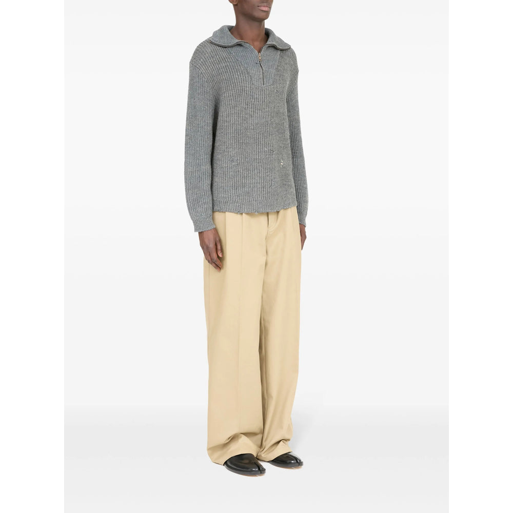 Maison Margiela Grey Sweaters & Knitwear - Jumpers Men MAISON MARGIELA