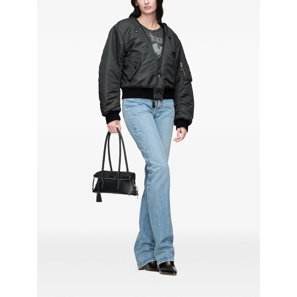 Maison Margiela Black Jackets - Bomber Jackets Women MAISON MARGIELA
