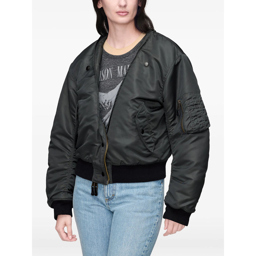 Maison Margiela Black Jackets - Bomber Jackets Women MAISON MARGIELA