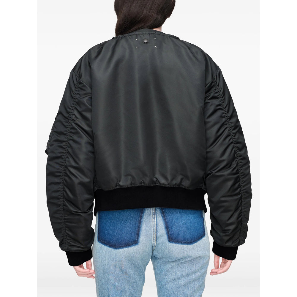 Maison Margiela Black Jackets - Bomber Jackets Women MAISON MARGIELA