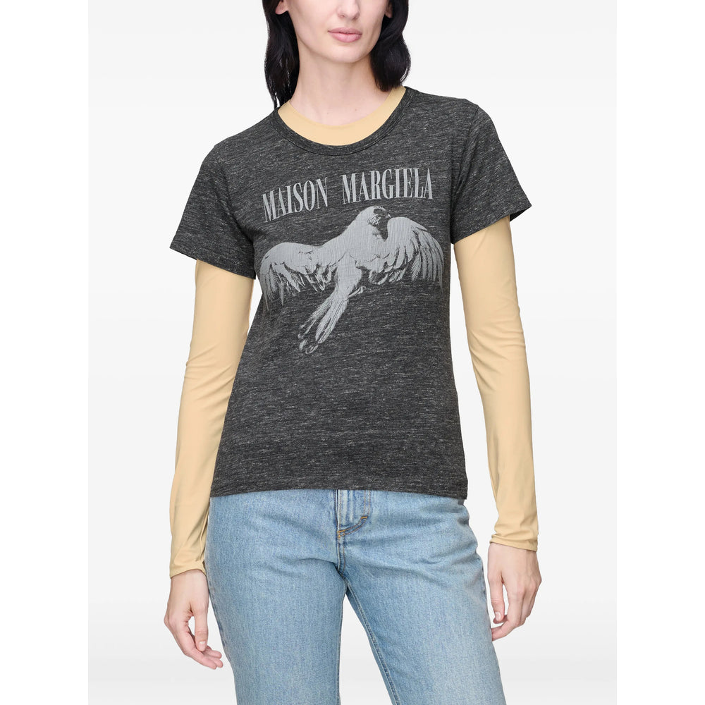 Maison Margiela Grey Tops - T-Shirts & Jerseys Women MAISON MARGIELA