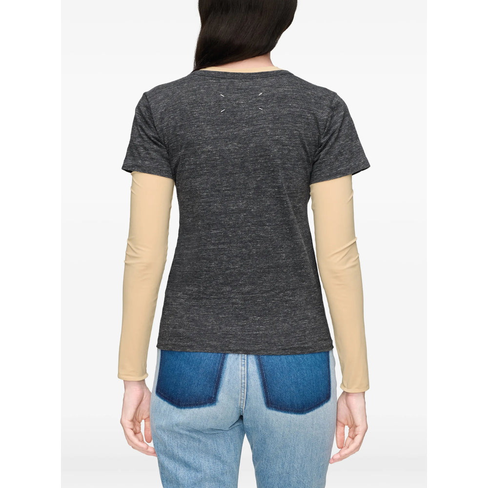Maison Margiela Grey Tops - T-Shirts & Jerseys Women MAISON MARGIELA