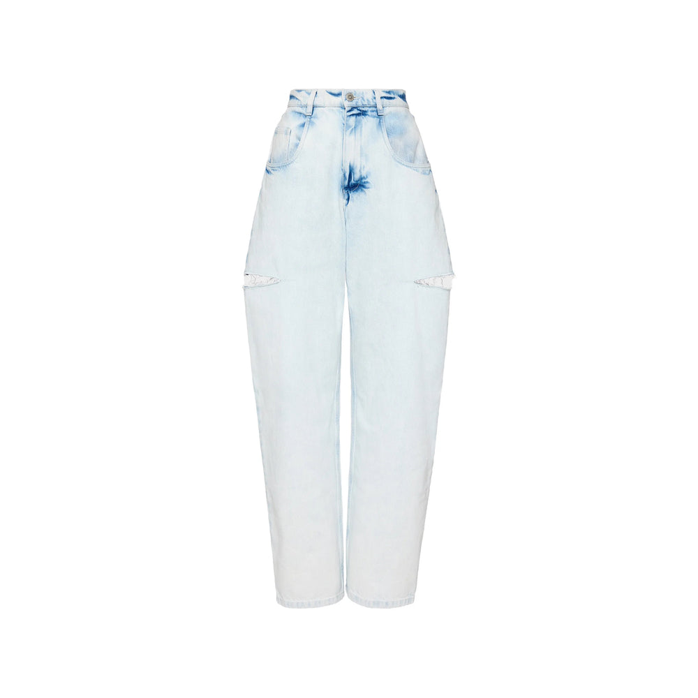 Maison Margiela Blue Denim - Tapered Jeans Women MAISON MARGIELA