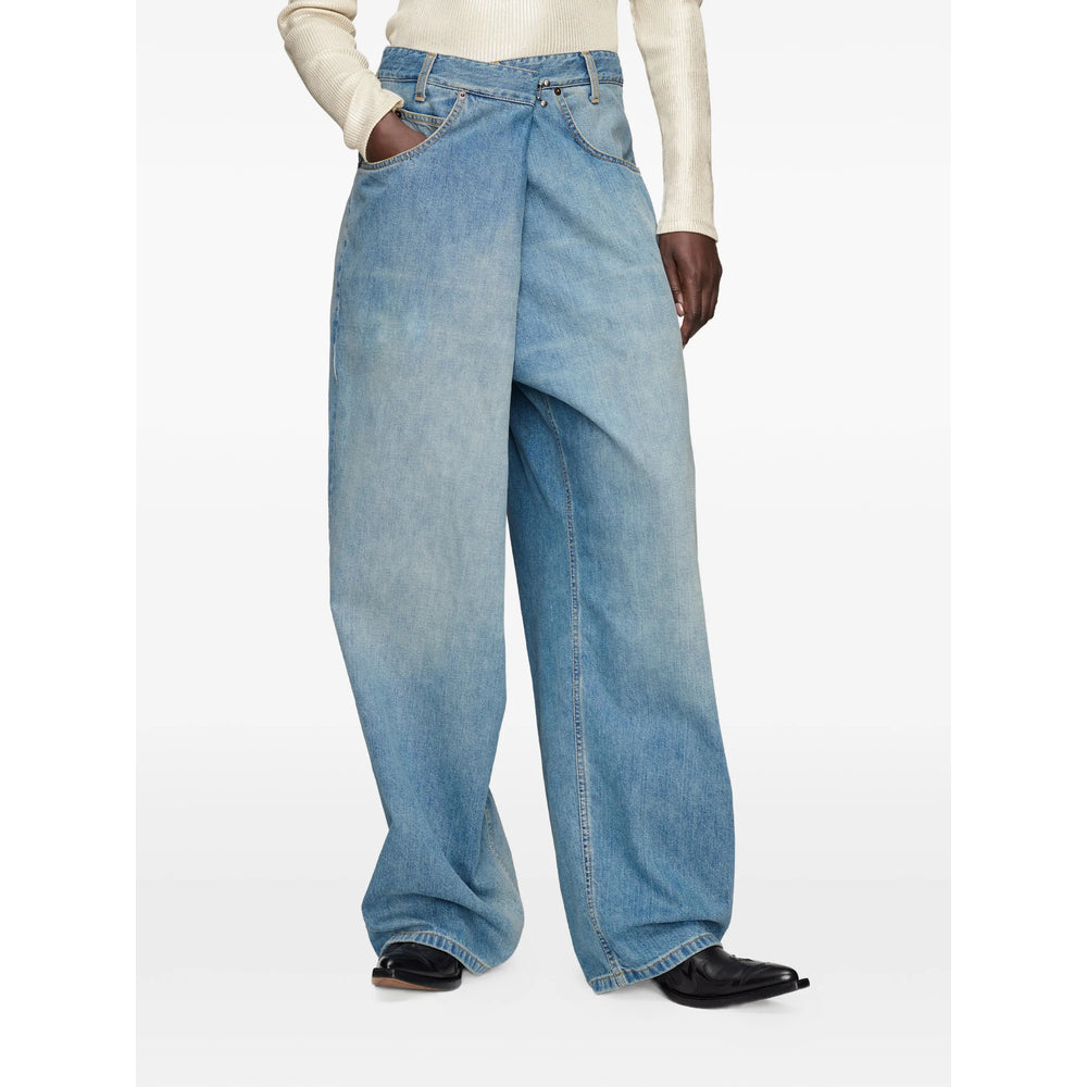 Maison Margiela Blue Denim - Boyfriend Jeans Women MAISON MARGIELA