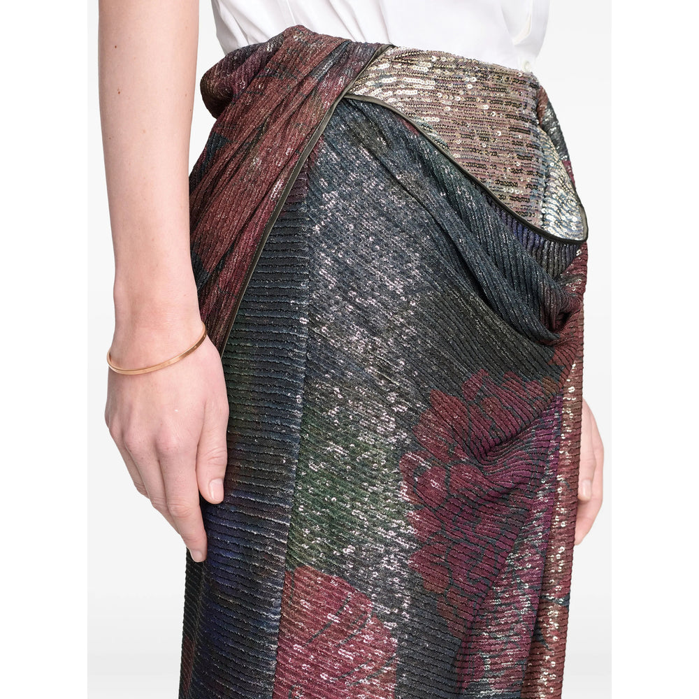 Maison Margiela Black Skirts - A-Line Skirts Women MAISON MARGIELA