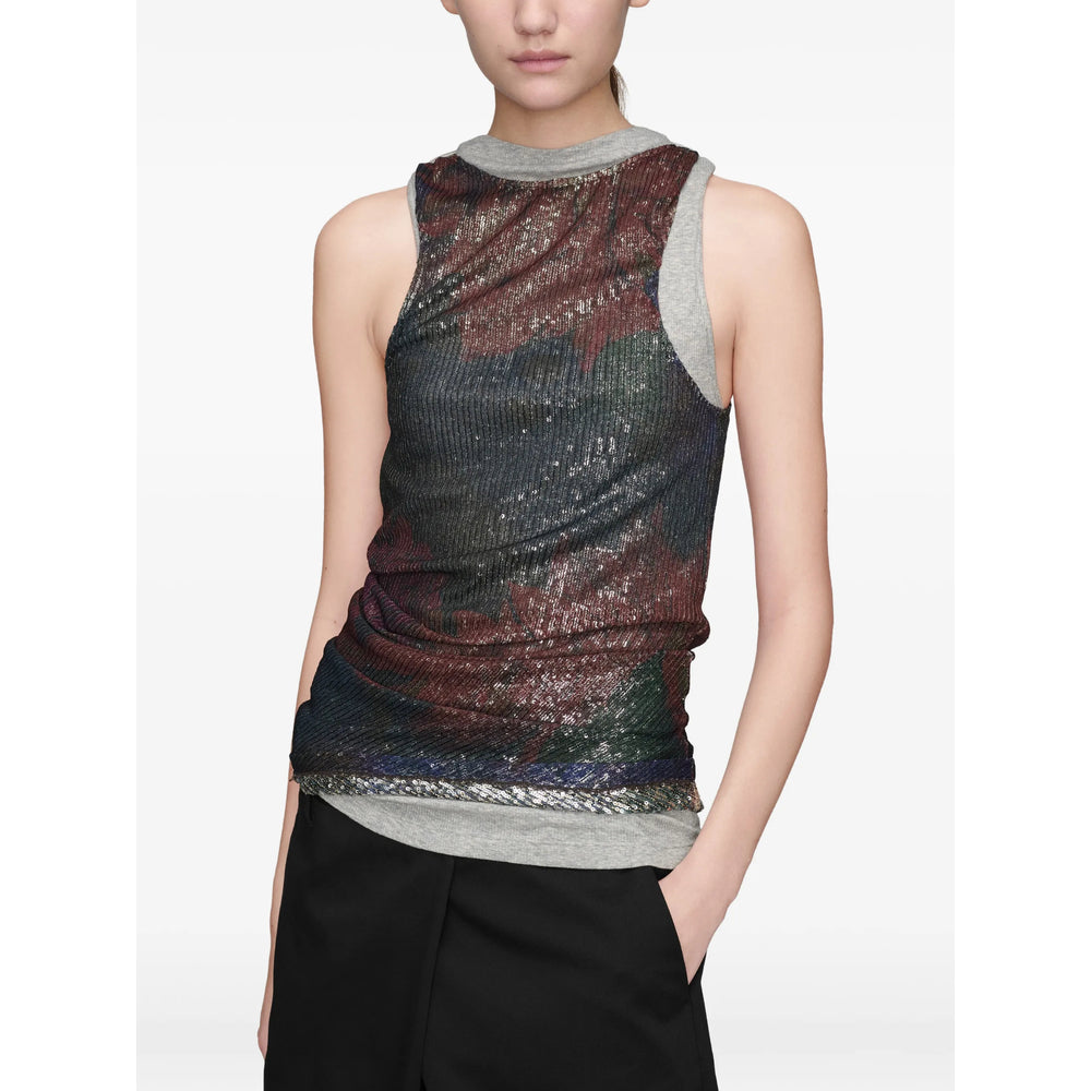 Maison Margiela Green Tops - Vests & Tank Tops Women MAISON MARGIELA