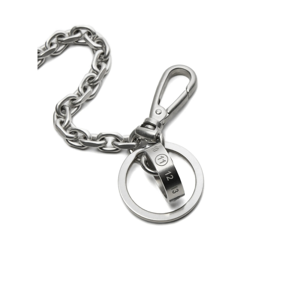 Maison Margiela Silver Keyrings & Chains Men MAISON MARGIELA