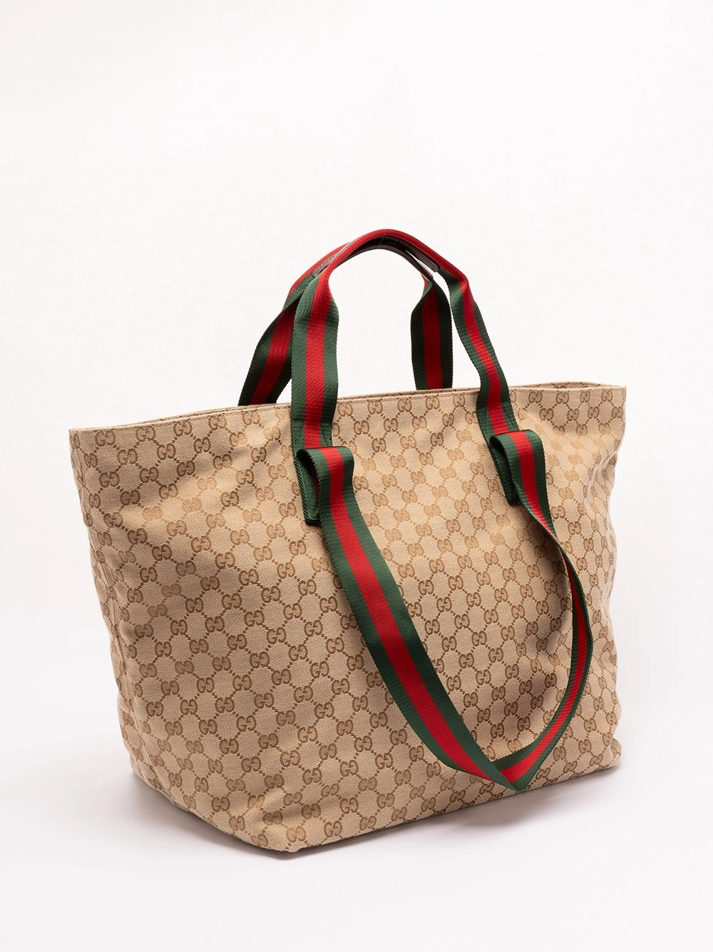 Gucci Men `Gg` Canvas Tote Bag GUCCI