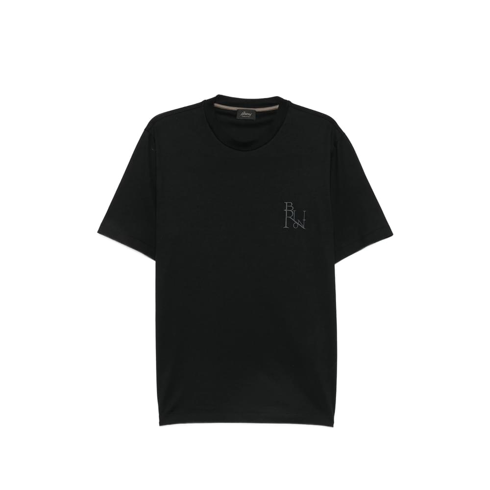 Brioni Black T-Shirts & Vests - T-Shirts Men BRIONI
