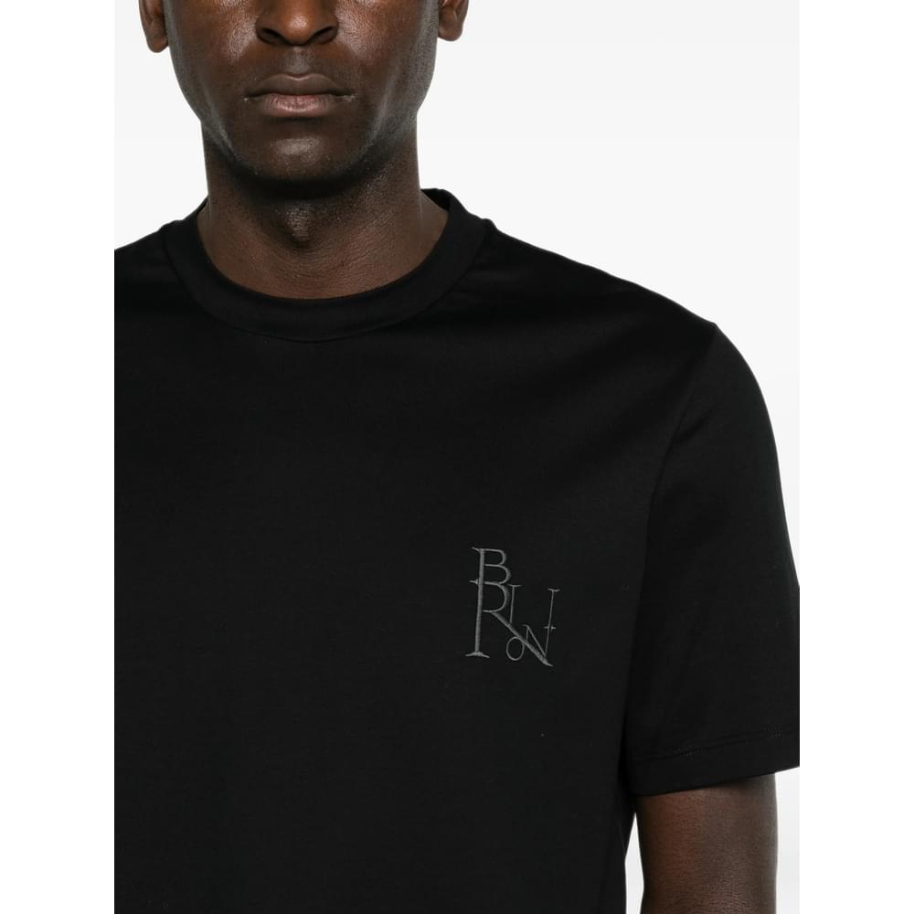 Brioni Black T-Shirts & Vests - T-Shirts Men BRIONI