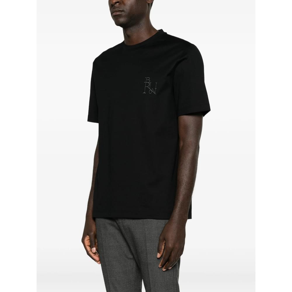 Brioni Black T-Shirts & Vests - T-Shirts Men BRIONI