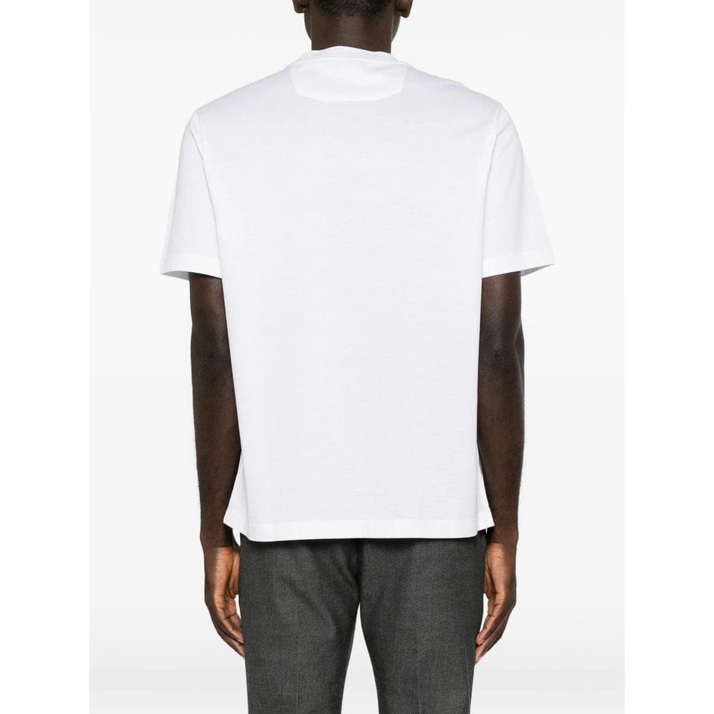 Brioni White T-Shirts & Vests - T-Shirts Men BRIONI